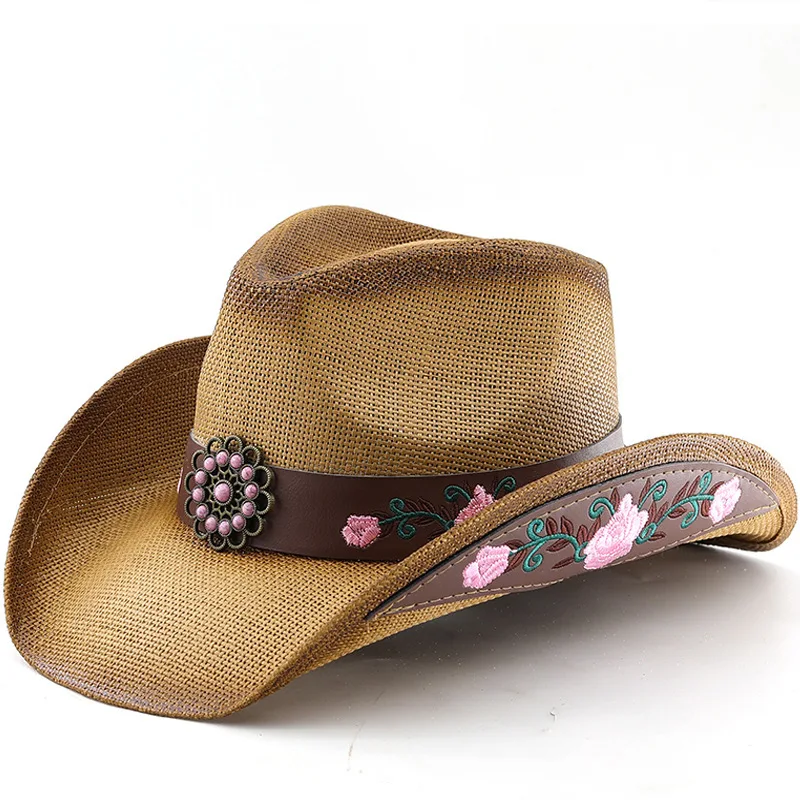 Western Jazz Cowboy Hat Men's And Women's Rose Special New Product