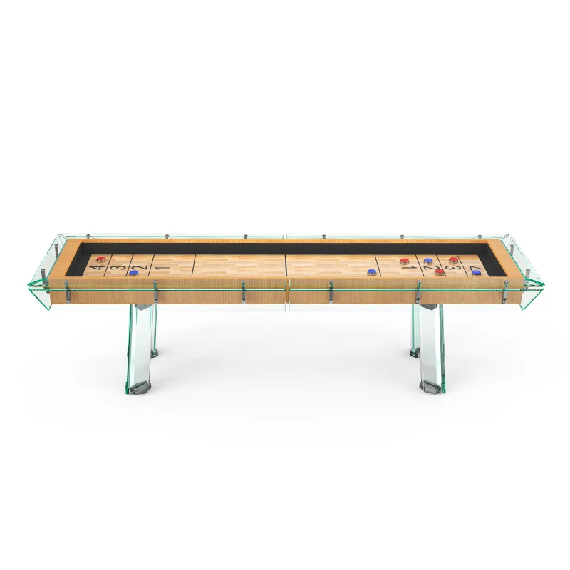 عالية الجودة الفولاذ المقاوم للصدأ خشب متين الشريحة مجلس Shuffleboard Sandpot الجدول رائجة البيع السنوكر وطاولة ألعاب البلياردو