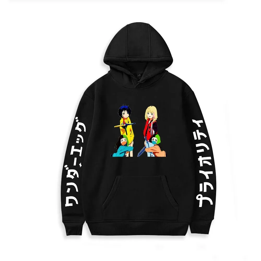 

Anime wonder egg priority ohto ai kawai rika momoe sawaki funny hoodie hip hop sweater graphic poleron hombre streetwear 2024