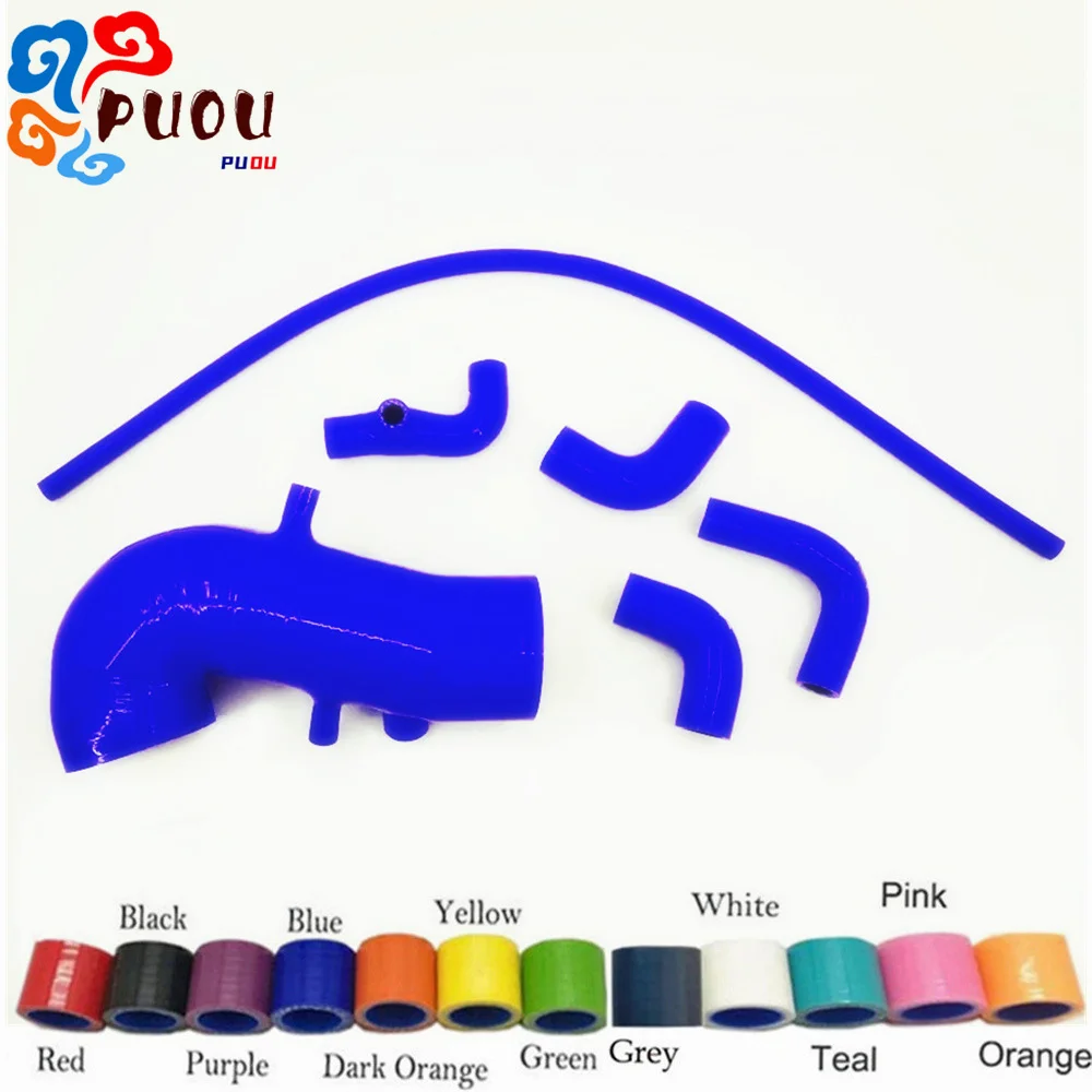 تناسب مجموعة خرطوم مدخل السيليكون الشاحن التربيني Porsche 944T 944 Turbo AFM