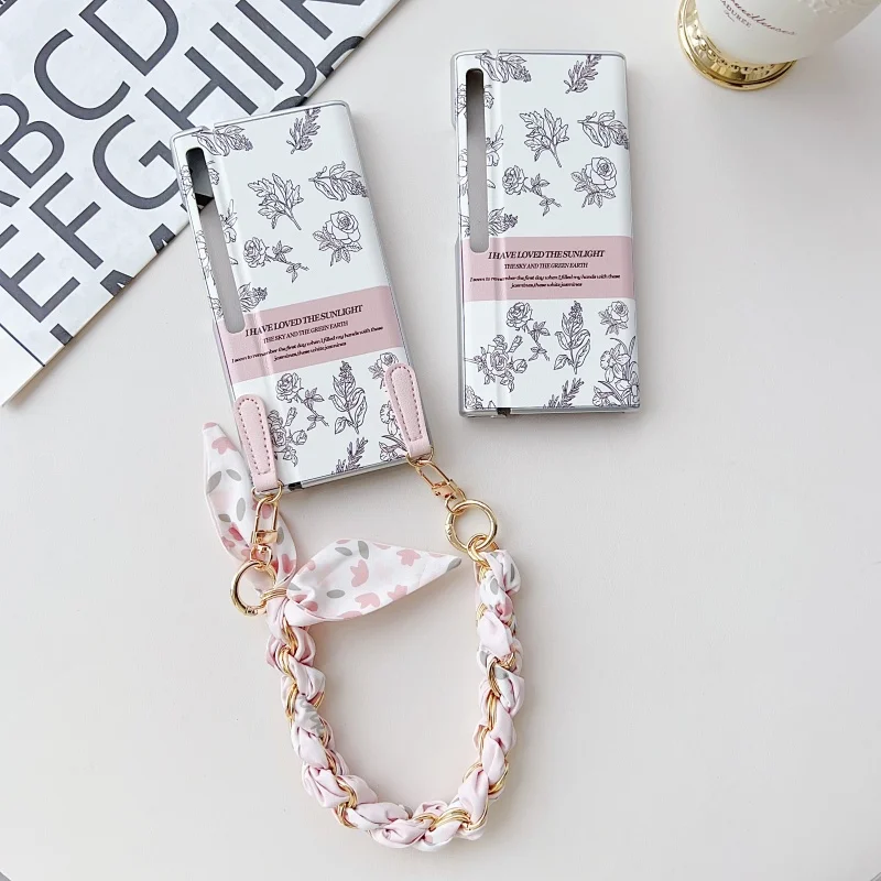 

Phone Case for Huawei XS2 Flowers Patterned Phone Case Huawei XS2 Fashion Silk Scarf Bracelet Phone Case