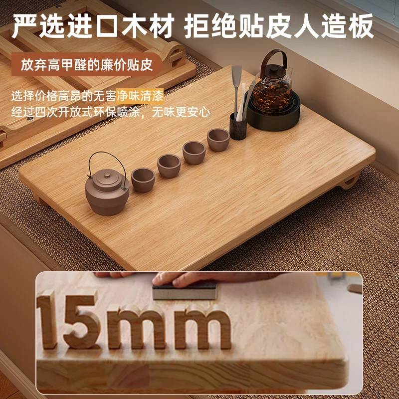 Bed Table Solid Wood Computer Desk Bedroom Home Bedside Study Table Removable Notebook Dormitory Bed Small
