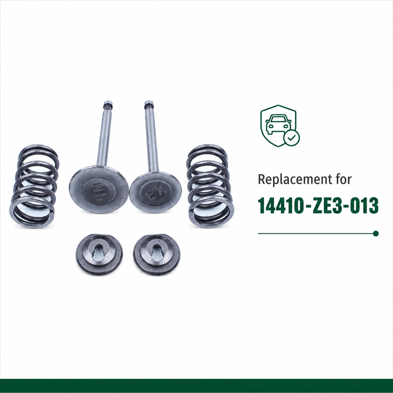 8PCS Rocker Arm Set+Valve Kit For Honda GX340 GX390 188F 5-6.5KW 11-13HP Mower Generator Engine Parts Replaces 14410-ZE3-013