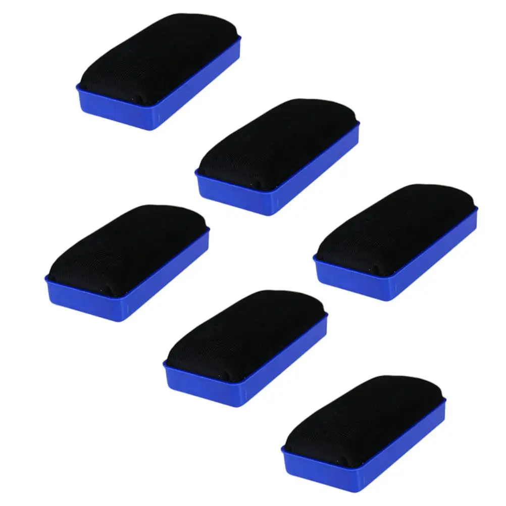 

6pcs Whiteboard Eraser Soft Velvet Dustless for Office School Blackboard Cleaner Student Supplies Portable Washable