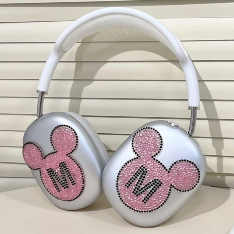 เคสป้องกันหูฟังลายการ์ตูนอนิเมะมิกกี้แฟลชแบบเจาะสำหรับ airpods MAX นุ่มใสป้องกันการตก