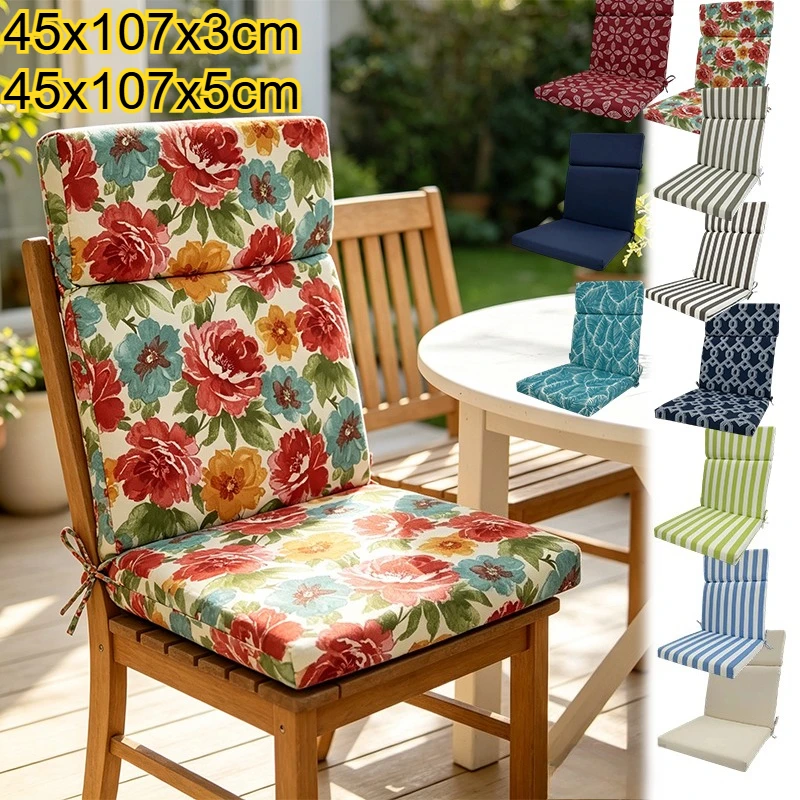 Premium Outdoor Seat Cushions - High Quality Patio Chair Pads with Ties,Patio Furniture Cushion for Dining and Lounge Furniture