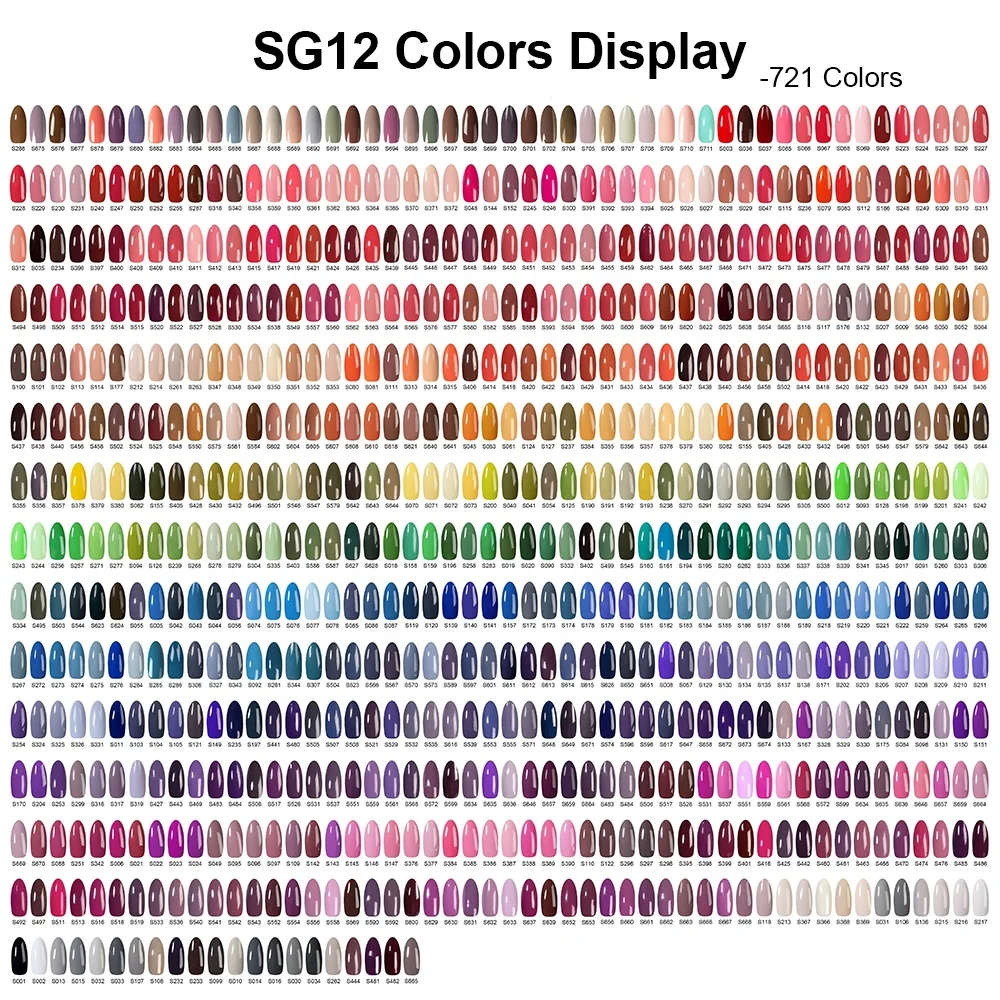 700 Colors Gel Nail Polish Set For Nails Semi Permanent Soak Off UV Gel Manicure Kits