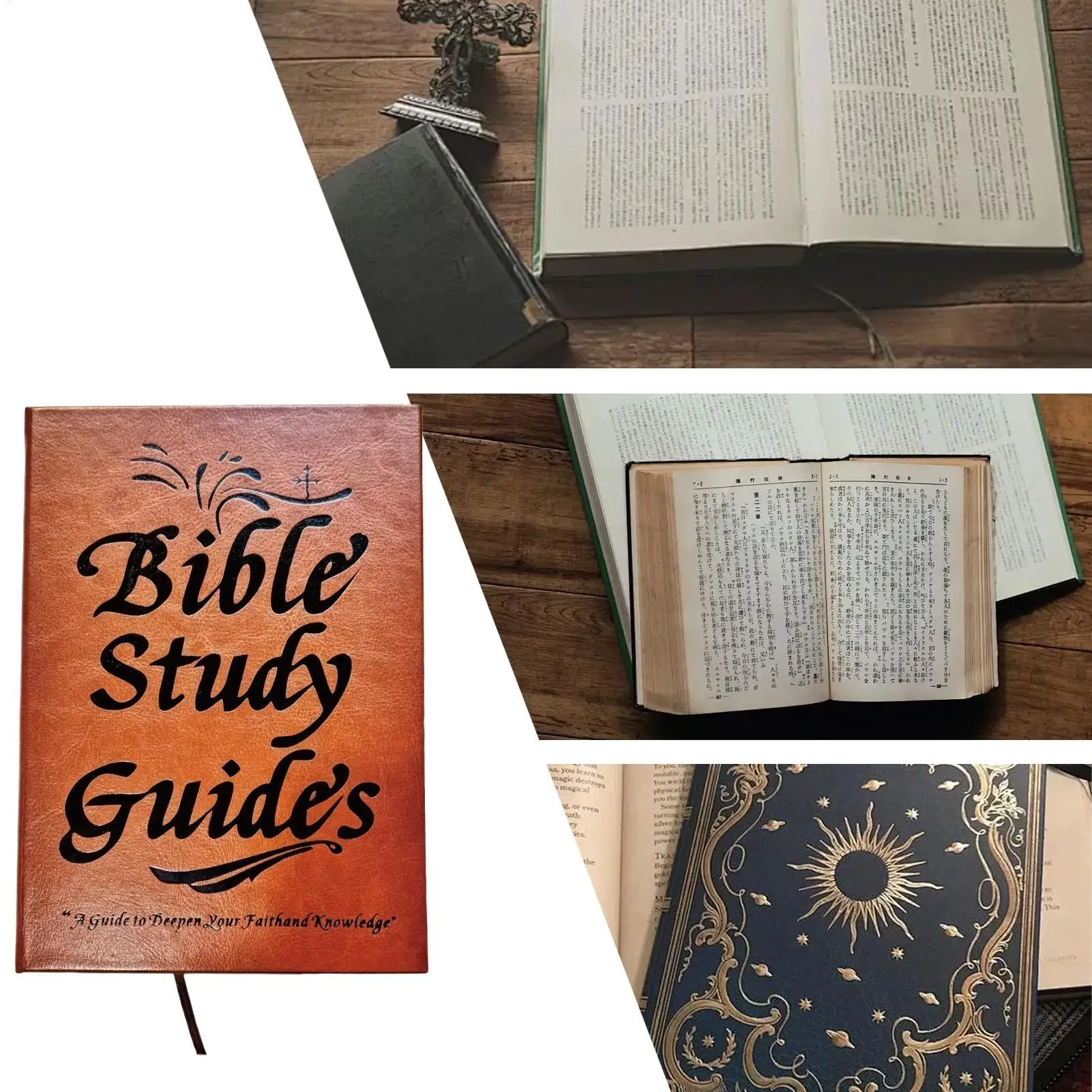 Bible Study Guide for Beginners 66-Page Devotional Journal with Daily Scripture Quotes, Prayer Reflections & Yearlong Study Plan