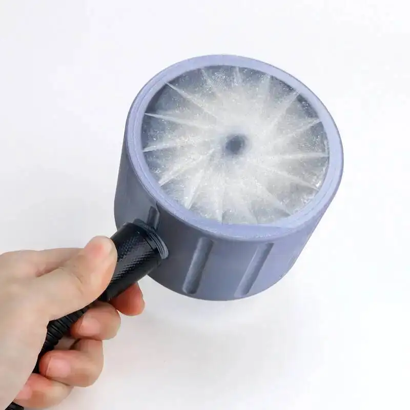 Chuveiro Portátil para Animais de Estimação Impresso em 3D com Bico Espiral de Alta Pressão para Banho, Lavagem, Massagem e Limpeza de Cães e Gatos