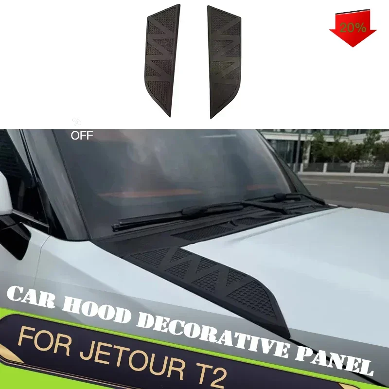 

Fit For Jetour Traveller T2 2023 2024 2025 Car Hood Decorative Panel Fit Modified Car Engine Hood Car Exterior Accessories