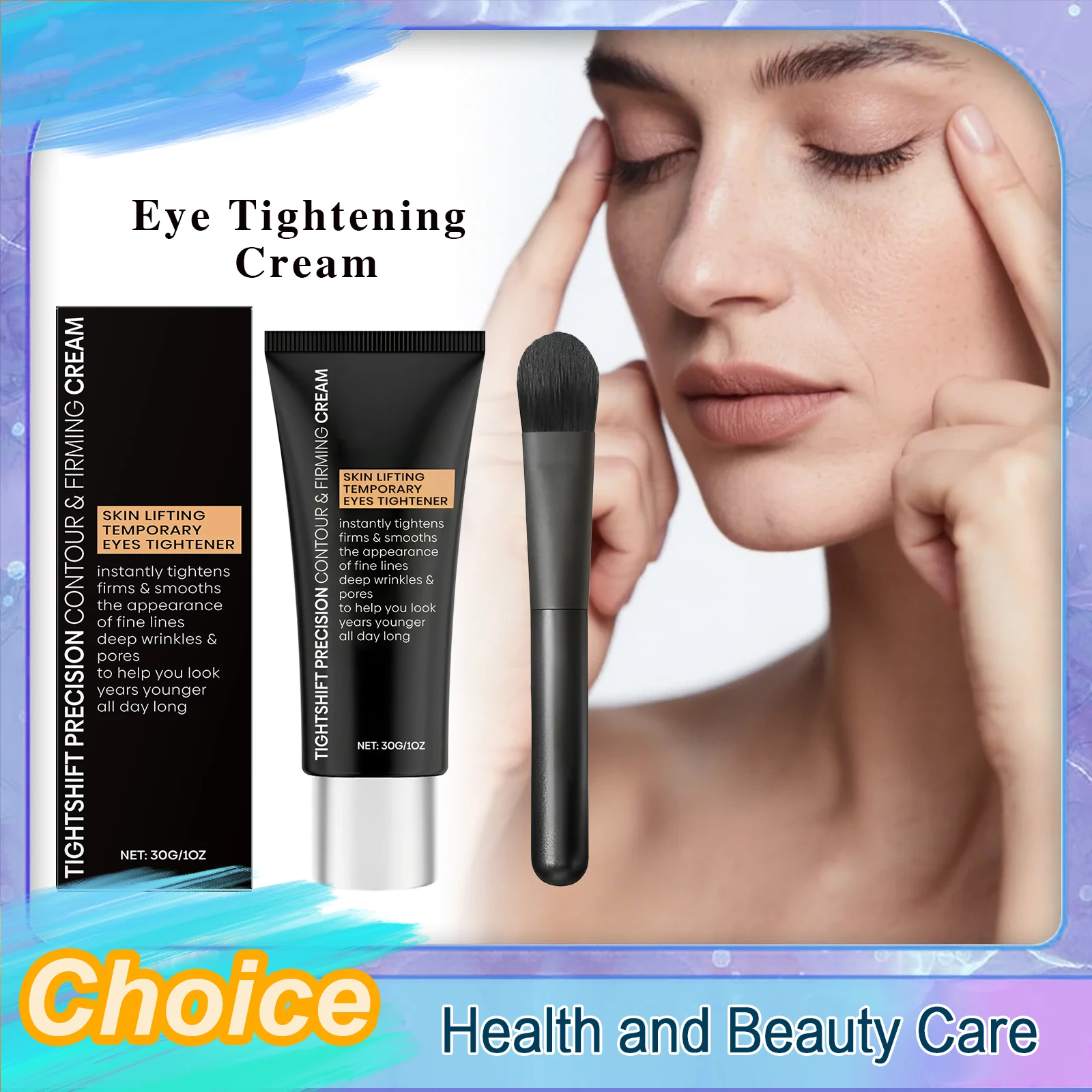 Eye Tightening Cream For Lightening Dark Circles Remove Bags Puffiness Under Eye Lifts Firms Skin Around Eyes Reducing Wrinkles