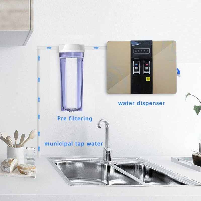 10 Inch Internal Buckle Pre Filter Bottle 2/4/6-Point Water Purifier Filter Shell Water Purifier Filter Household Accessories