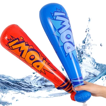 Mazze da baseball gonfiabili di grandi dimensioni da 42 cm Bomboniera per feste in piscina Regali di compleanno per bambini Gioco d'acqua Giocattolo Palloncino gonfiabile per ragazzi Mazza giocattolo