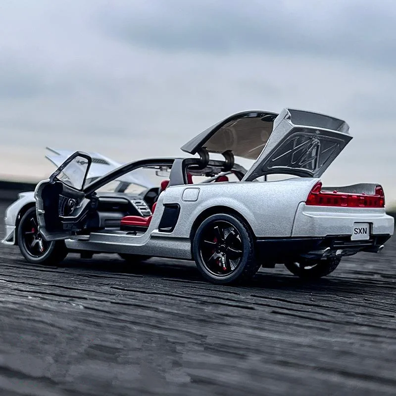 1:32 NSX NA1 Alloy Sports Car Model Diecasts & Toy Vehicles Metal Racing Car Model Simulation Sound Light Kids Gifts