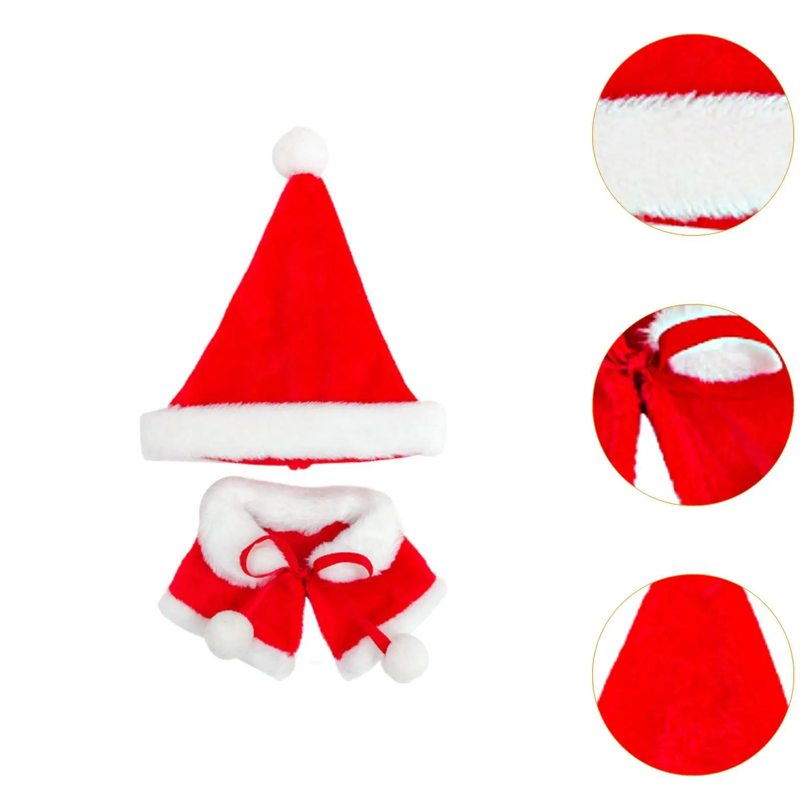 Vestiti per bambole da 15 cm 17 cm Vestiti per bambole in peluche Abiti comodi alla moda per Natale