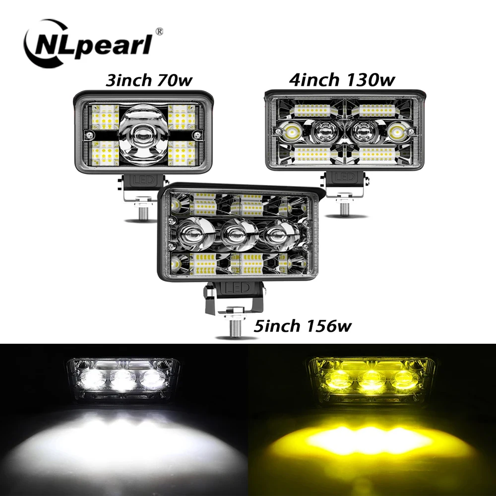 4inch 5inch Car LED Light Bar Off Road Spotlight Work Light for Truck Atv Tractor Motorcycle Fog Lamp LED Headligh 12V 24V