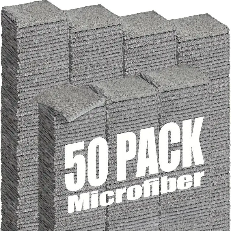 

Microfiber Cleaning Cloths Lint Free Microfiber Cleaning Towel Cloths Reusable Cleaning Towels Super Absorbent for Car Window