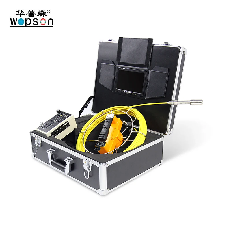 

23MM Head 30M Yellow Cable Sewer Pipe Borescope Inspection CCTV Camera System For Pipe Inspection Camera Sewer Camera