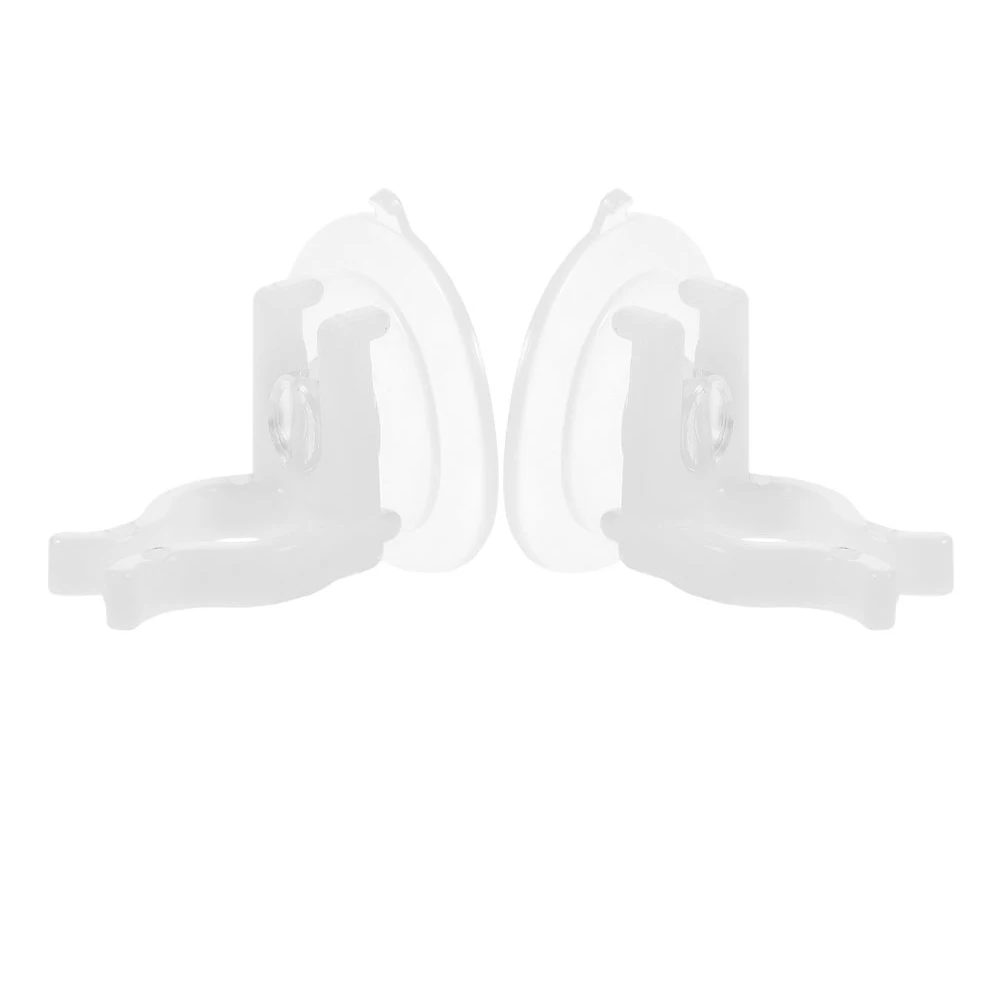 

2pcs Electronic Light Accessories Strong Transparent Suction Cup Holders for Windows Glass Tiles Large Capacity Set