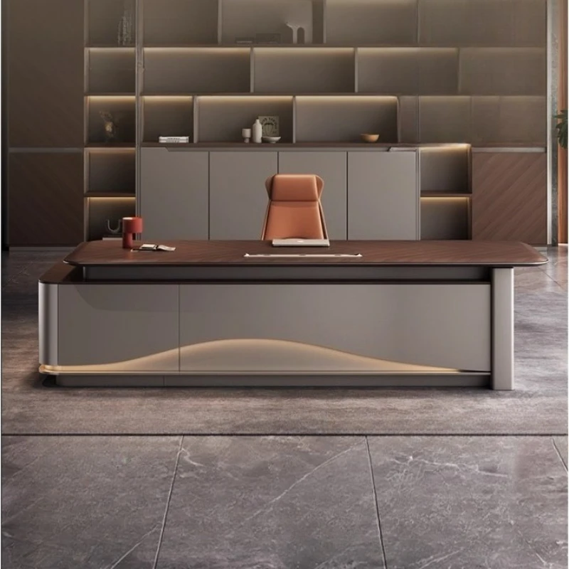 

L Shape Storage Executive Desk Designer Computer Bureaux Table Computer Desks Workstation Modern Mesa Escriotorio Home Office