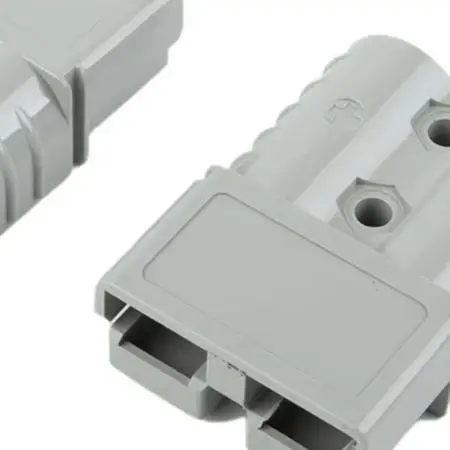 50A Style Connector Grey Red 12-6AWG DC Power For RV Boat Bus Solar For Battery Quick Disconnect Terminal Block