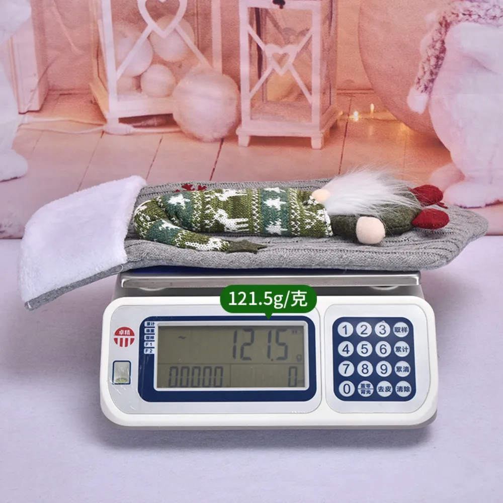 Set di calze di Natale Calzino da pupazzo di neve di Babbo Natale Ornamento di Natale Peluche Babbo Natale/Pupazzo di neve/Orso/Alce Navidad CandyGift Bag Party