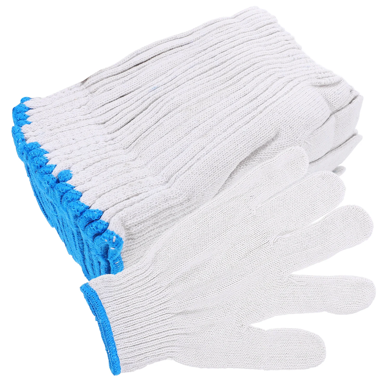 

20Pairs Heavy Duty Non-Slip Gloves Cotton Thread Soft Comfortable Ideal for Various Tasks Reusable Durable Outdoor Gloves
