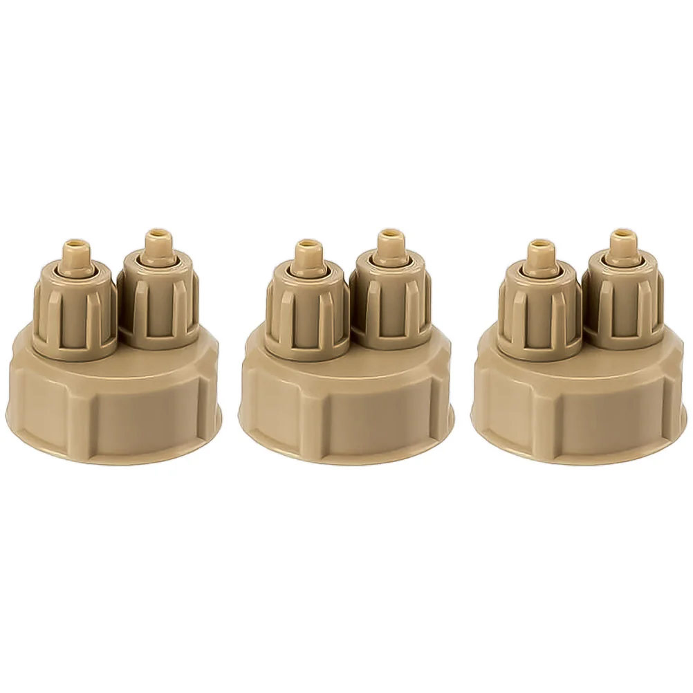 

3 Pcs Dioxide Carbon DIY Convenient Co2 Diffuser Aquarium Reactor Water Bottle Caps