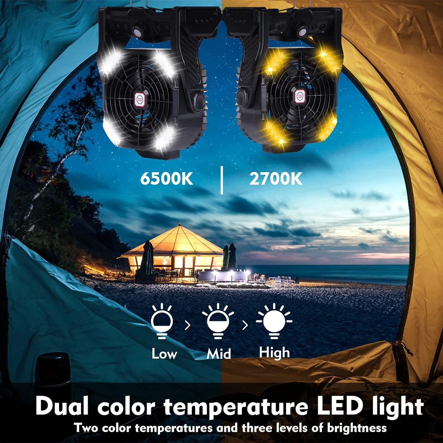 Stay Cool Anywhere with this High-Quality Versatile Outdoor Adventure Fan - Your Ultimate Portable Companion for Staying Comfort