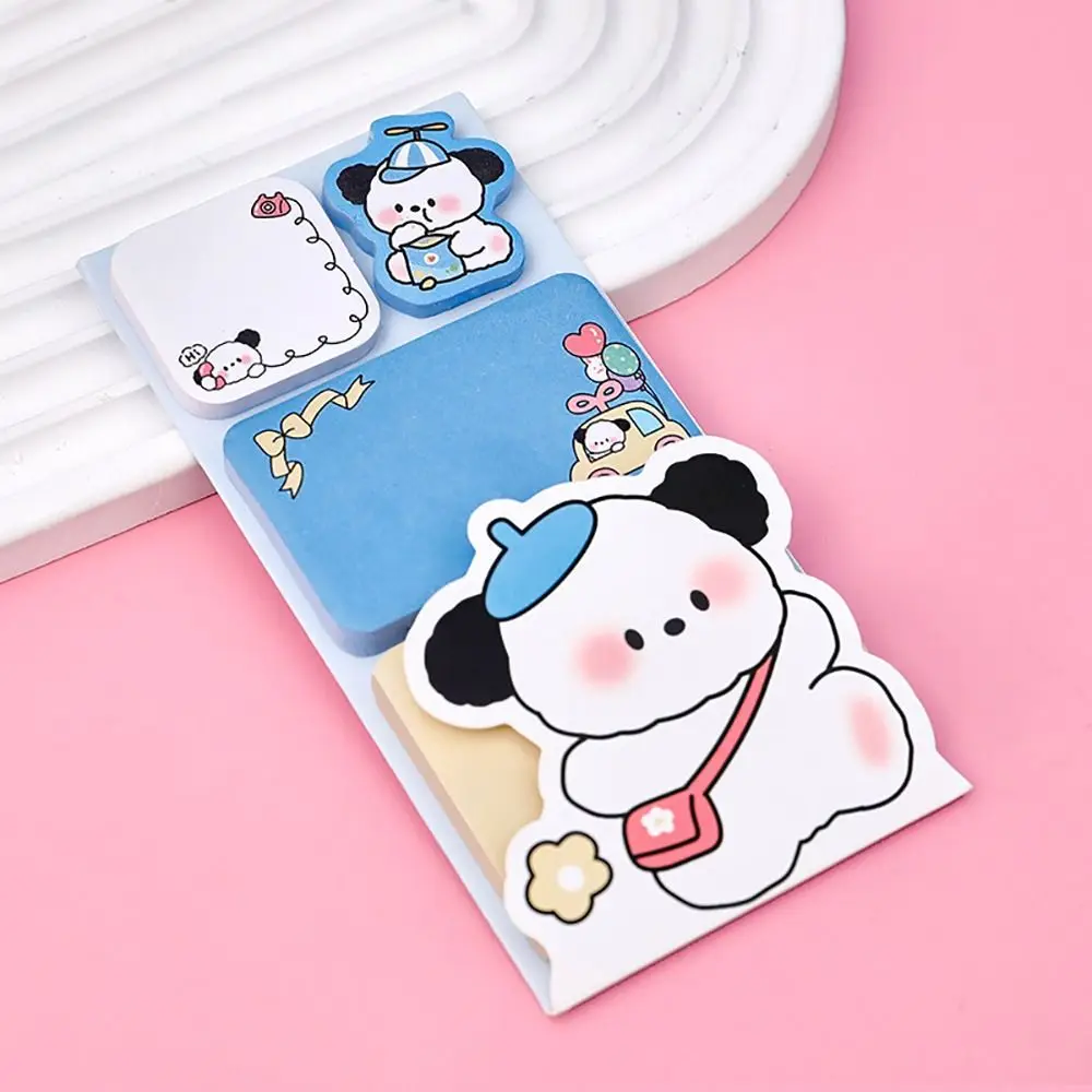 100Sheets Portable Stationery Sticky Notes Cartoon Animals Notebook Message Notes