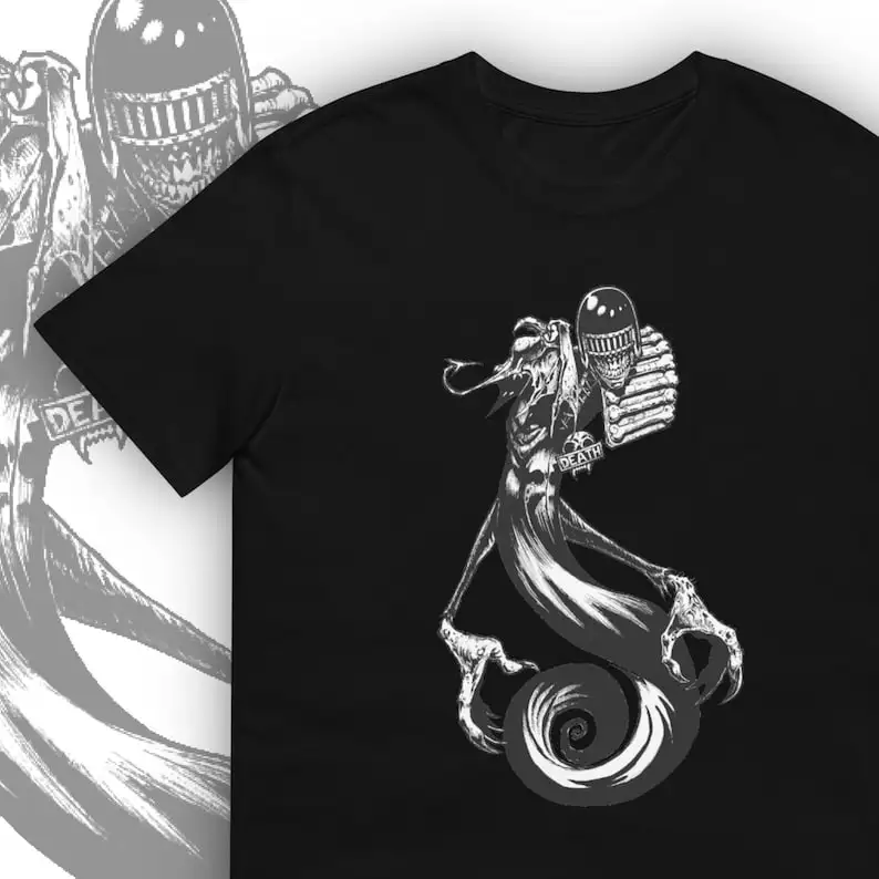 

Judge Death T-shirt Judge Dredd T-shirt Vintage Comic Book Tees