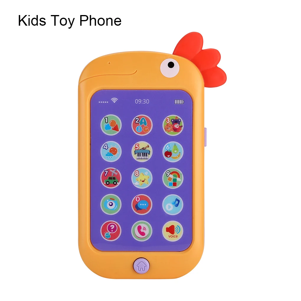Baby Music Phone Educational Electric Baby Phone Toy Touching Portable Kids Teaching Toy