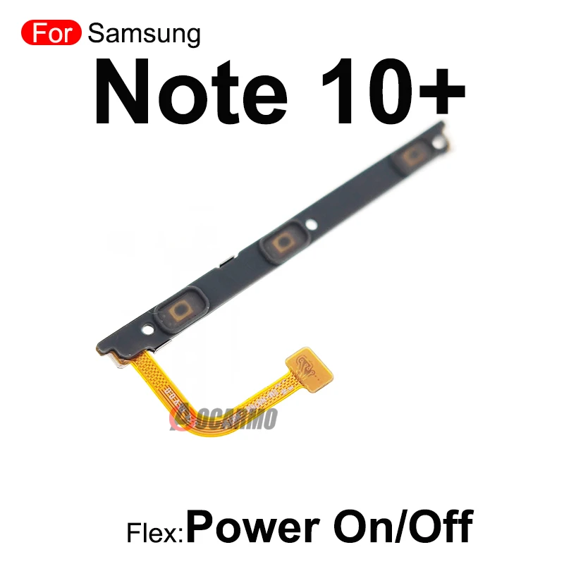 For Samsung Galaxy Note 10Lite / Note 10 Plus Power On OFF Volume Buttons Flex Cable Replacement Part