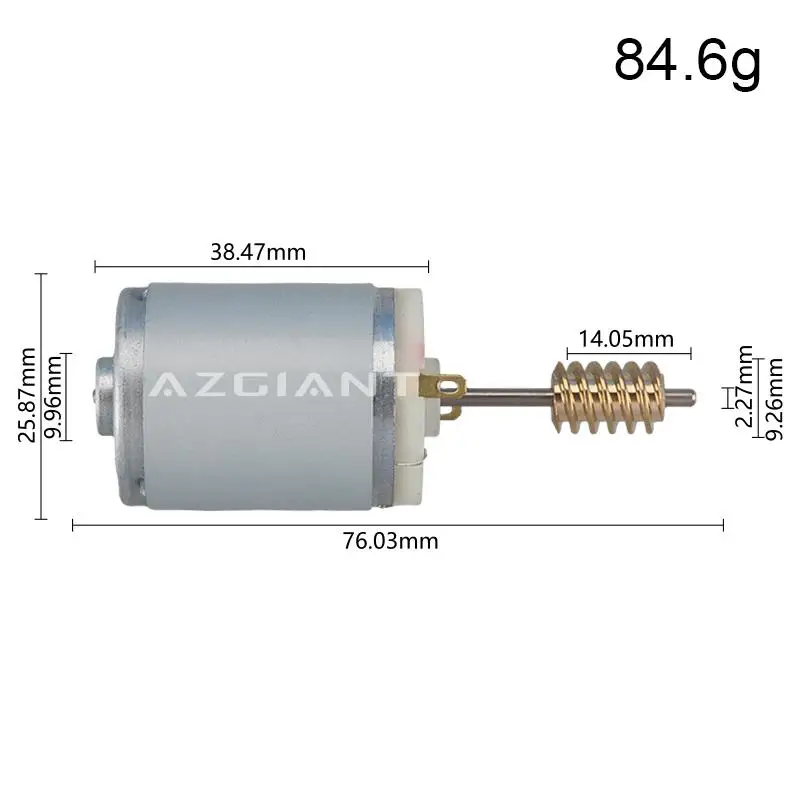 

AZGIANT RS-380-3364 Car Ignition Steering Column Lock motor 14180 RPM 12V for Bentley Continental Flying Spur GT GTC copper worm