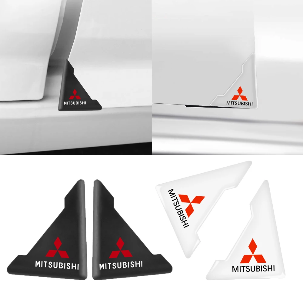 

2/4Pcs Car Door Corner Cover Bumper Collision Anti-scratch Protector For Mitsubishi Lancer EX Outlander ASX Competition Pajero
