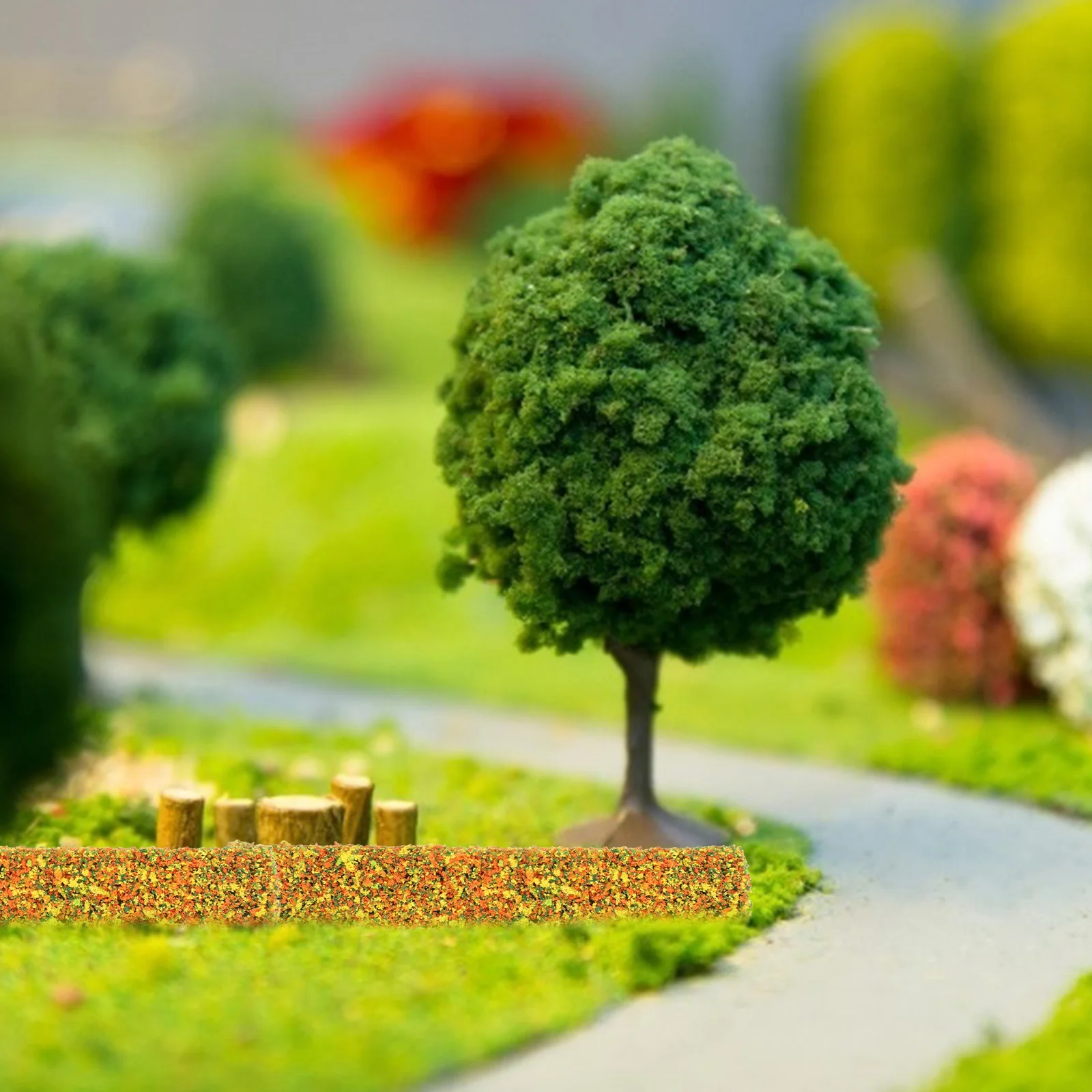 

15pcs Fake Strips Simulated Cluster For Sand Table Diy Micro Landscape Decor Miniature Artificial Vegetation Field Diy