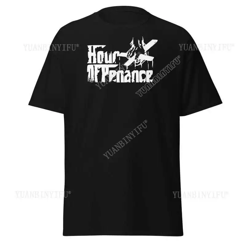 

Hour of Penance Band T-Shirt Rock Music Fan Gift Mens Clothing Graphic T Shirts Unisex Cotton Short Sleeve Streetwear Tees