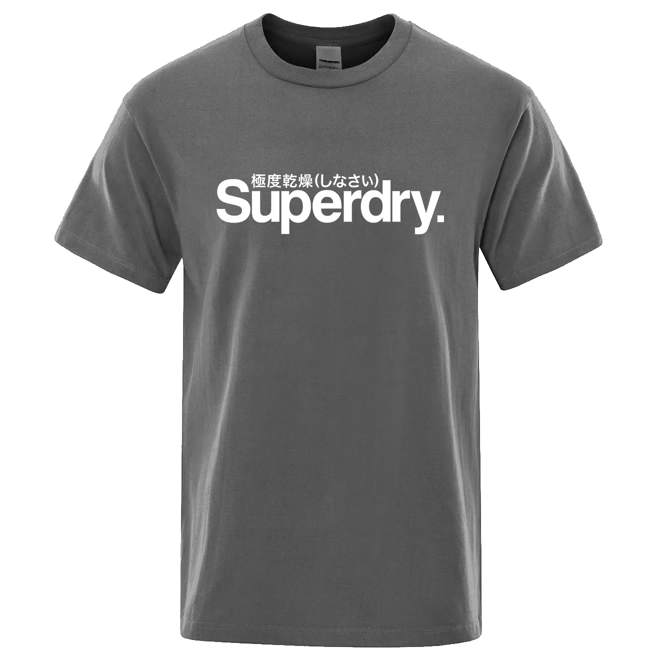 Uk Superdry Ultimate Dry Retro Men\'s Retro T-shirt Summer 100% Cotton Round Neck Comfortable Loose Street Couple Casual Top