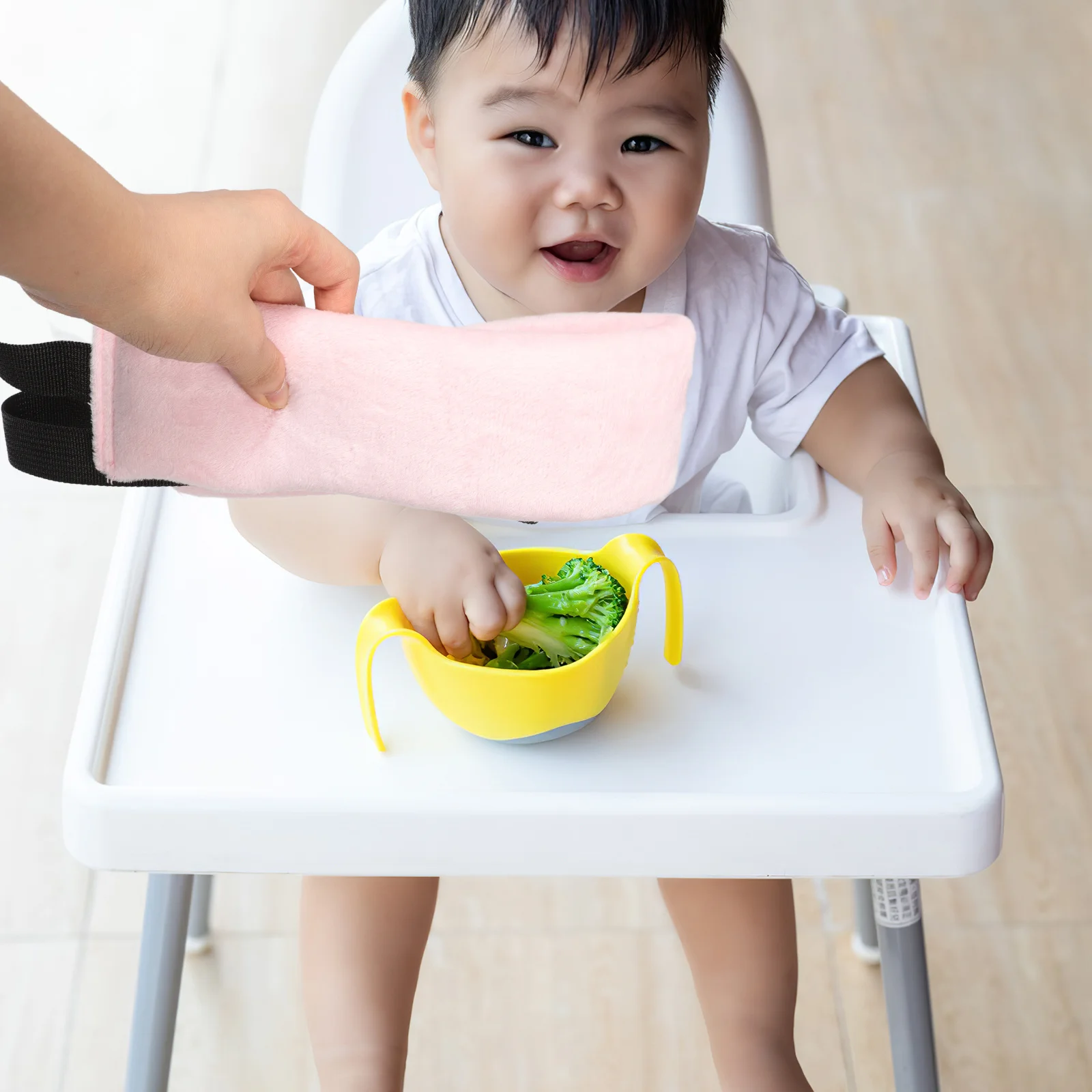 High Chair Strap Infant Safety Adjustable Cotton Belt Comfortable Universal Baby Toddler Harness for Chair Stroller