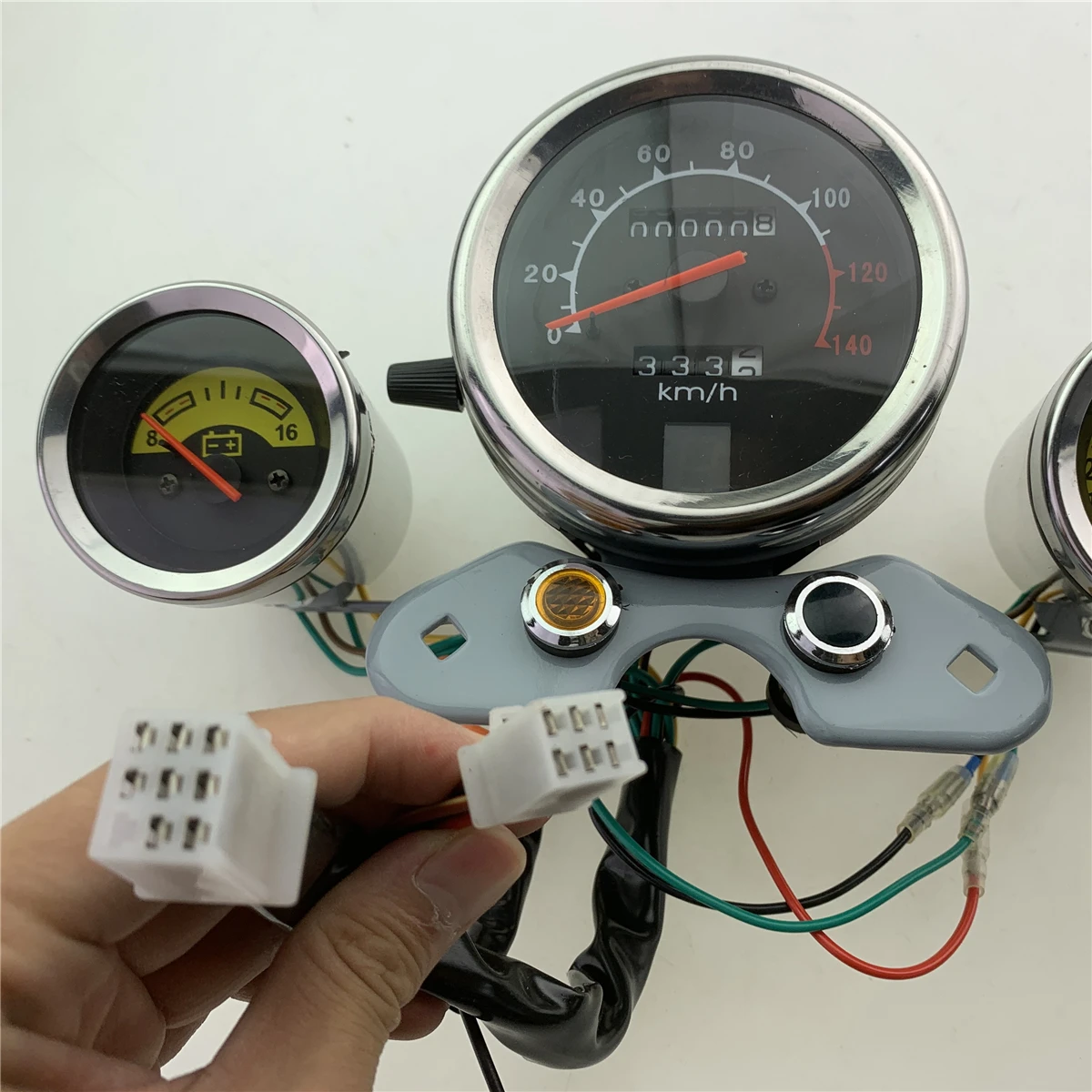 For Lifan 150 LF250  Storm Prince Universal Instrument Assembly Motorcycle Odometer, Speedometer, Code Meter 1SET