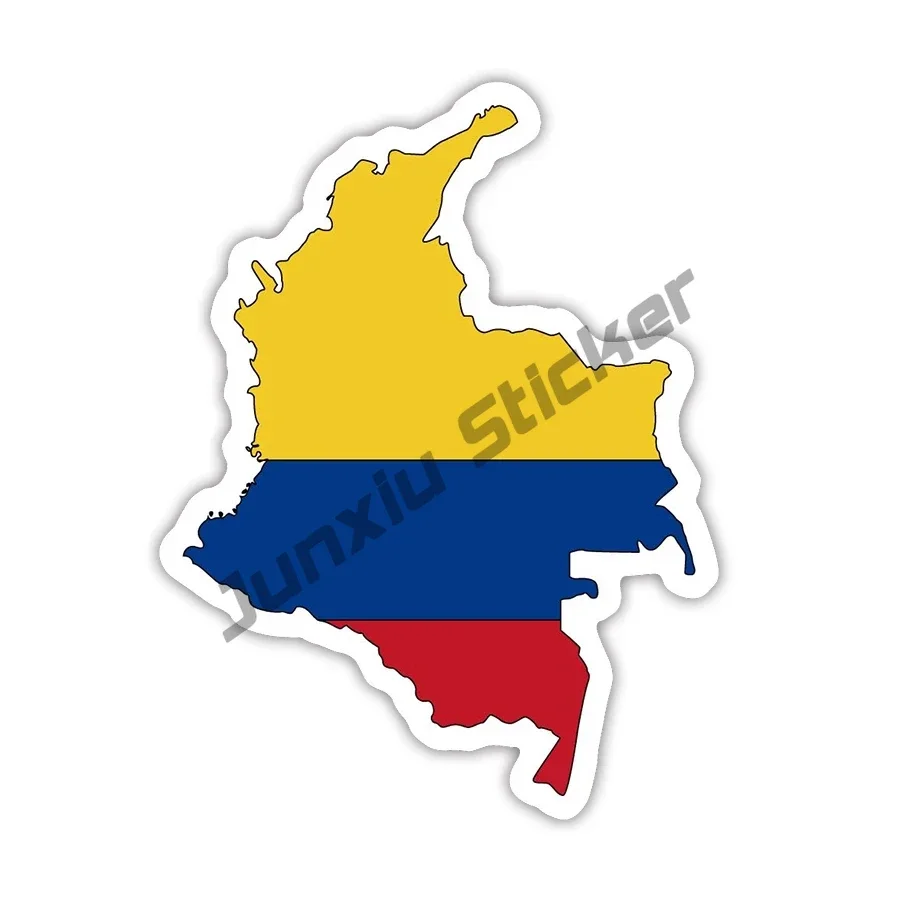 Olombia Flag Removable Car Sticker Waterproof Decal ColombiaFootball Sticker FA Graphix Colombian Flag Football Accessories