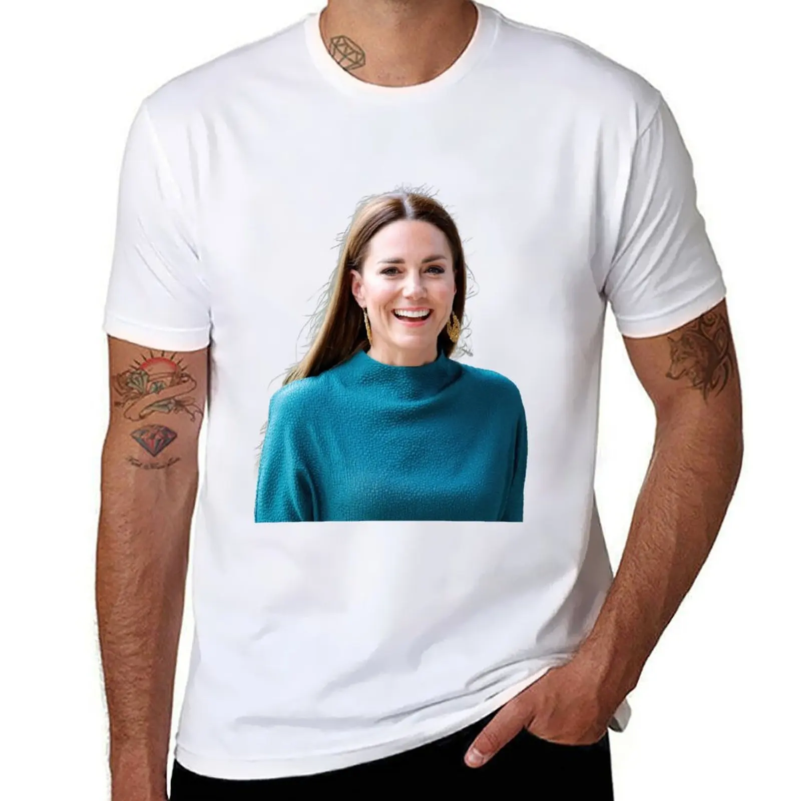 

kate-middleton-hairstylist T-Shirt anime tshirt t shirts cotton 100% T-Shirt