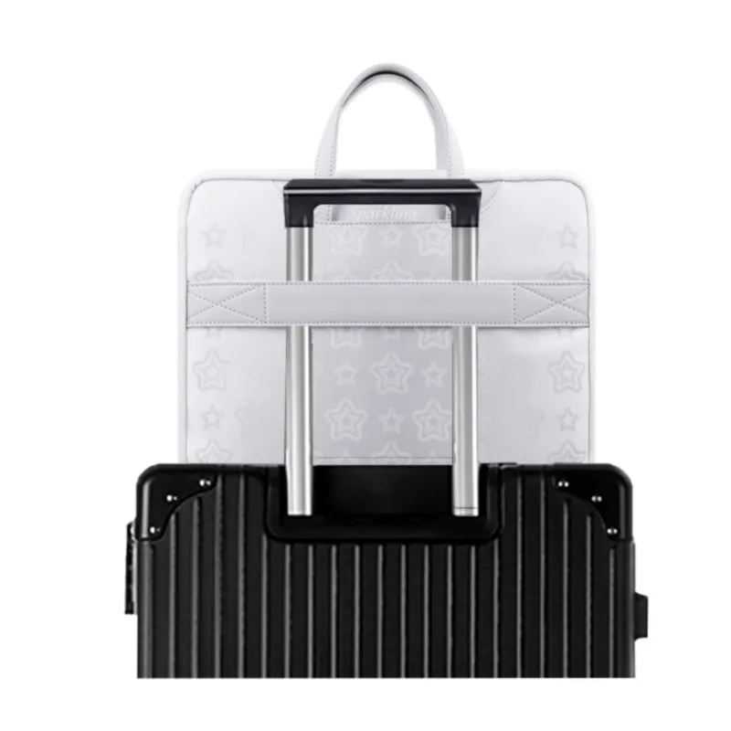 Ins Silvery Star حقيبة كمبيوتر محمول عالمية ماك بوك برو 14 حافظة 15 16 بوصة اللوحي ماك بوك ملحق محمول مقاوم للصدمات كمبيوتر محمول #4