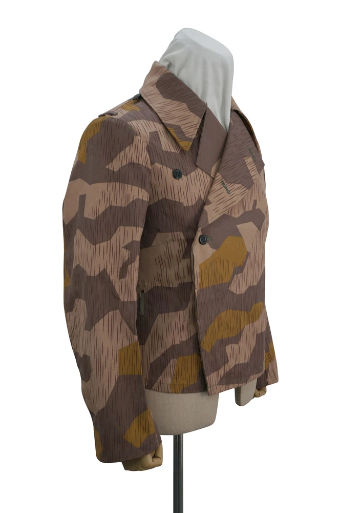 GUCC-008 WWII เยอรมัน Heer Splinter 41สีน้ำตาลรูปแบบ Camo Panzer Wrap Jacket Type I