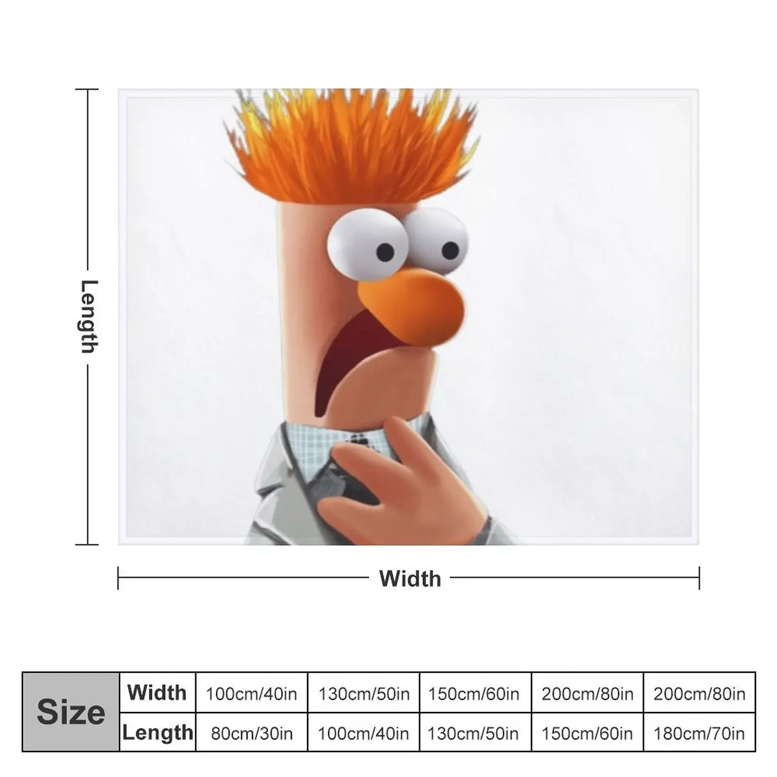 beaker Throw Blanket Plush Comforter Travel Thin Blankets