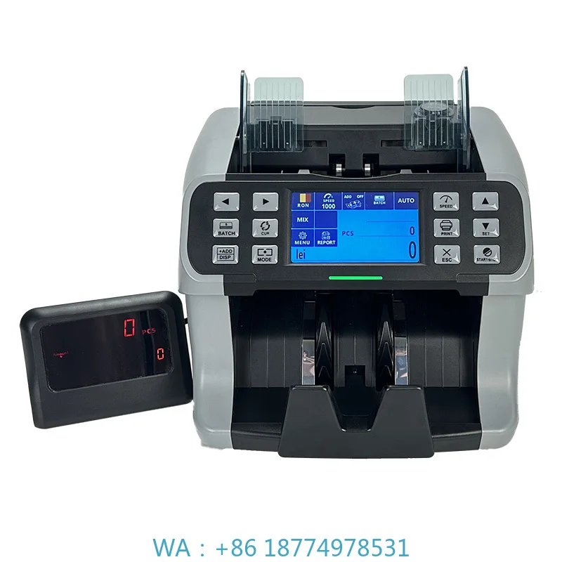 Multi-Currency Detection and Counting for  DenominationsXD-770P Currency Detector Counter