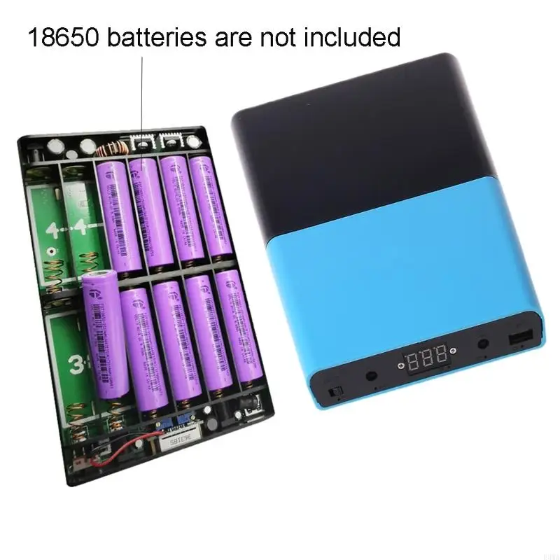 

F3MA для 3,0 USB для постоянного тока 1-24 В с регулируемым выходом 12x 18650 аккумуляторов DIY Box Зарядное для