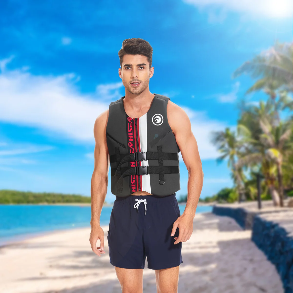 

Спасательный жилет из пенополиэтилена (EPE) с высокой плавучестью для мужчин и женщин, незаменим для катания на лодках, рыбалки, сноркелинга, серфинга