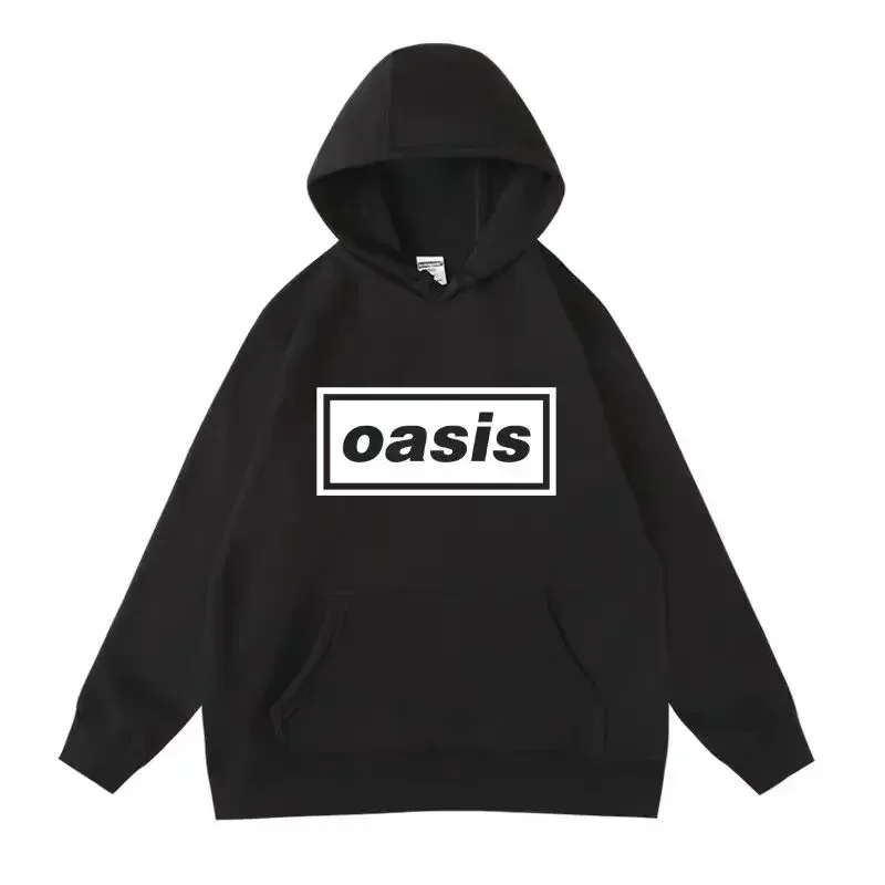 2024 Oasis Hoodies Sweatshirts for Fans Long Sleeve Women‘s Clothing Streetwear Printed Hooded Sweatshirt Fashion Trend Unisex