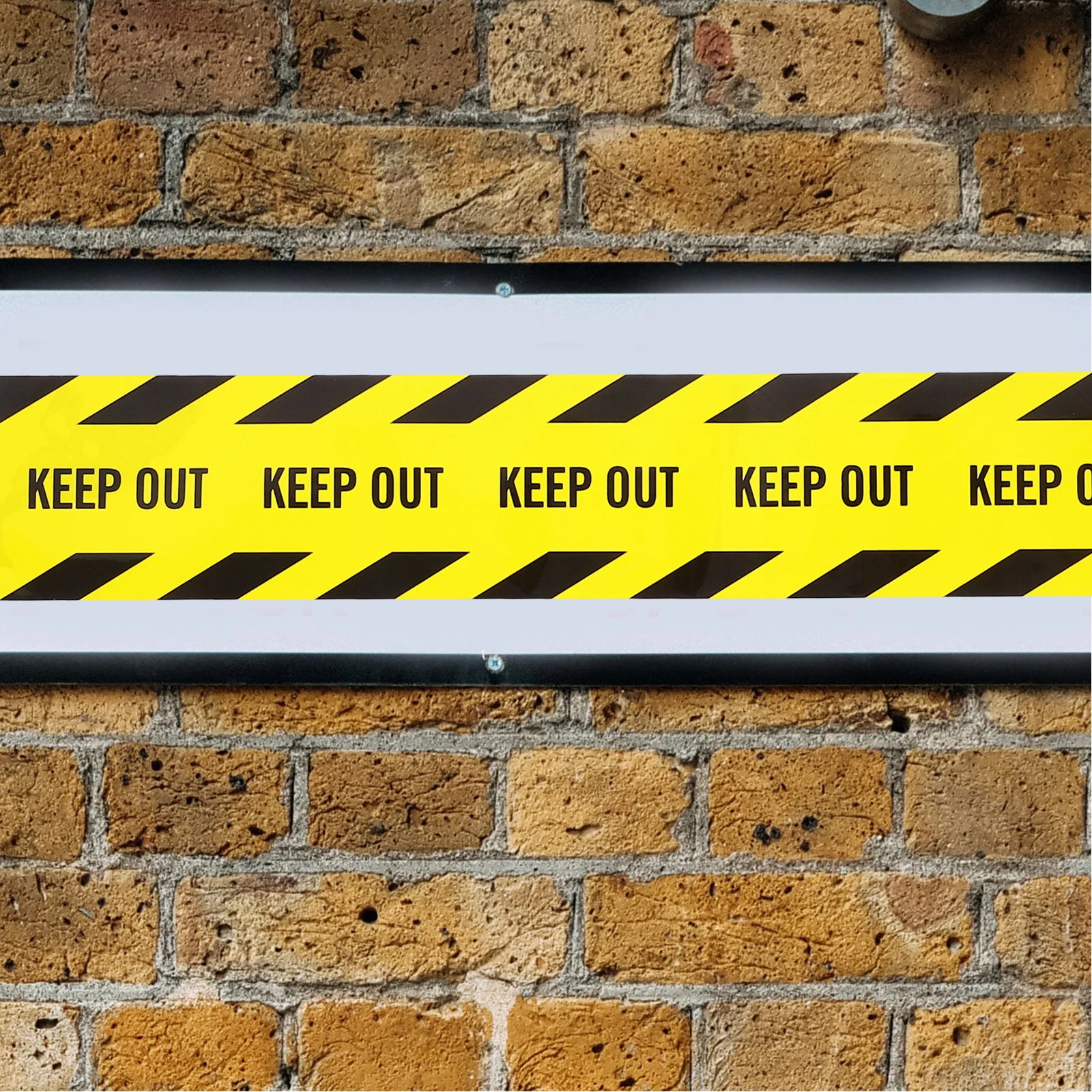 1 Roll Black Adhesive Safety Tape Strong Durable Keep Out Warning Tape for Walls Floors Pipes Heavy Traffic Construction Site